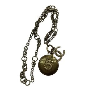 CHANEL Gold Necklace with Pendant